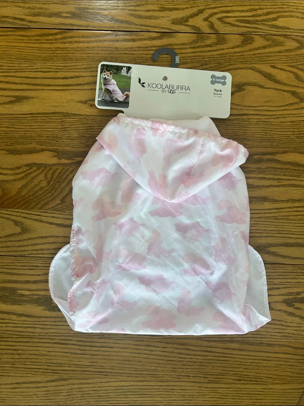 Koolaburra by UGG York Pet Raincoat, size XL, NWT